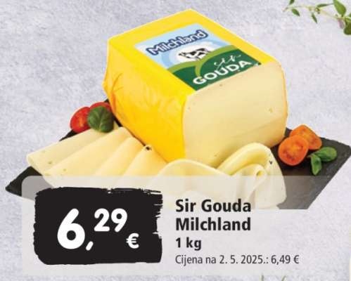 Sir Gouda 1 kg Akcija u trgovini Spar