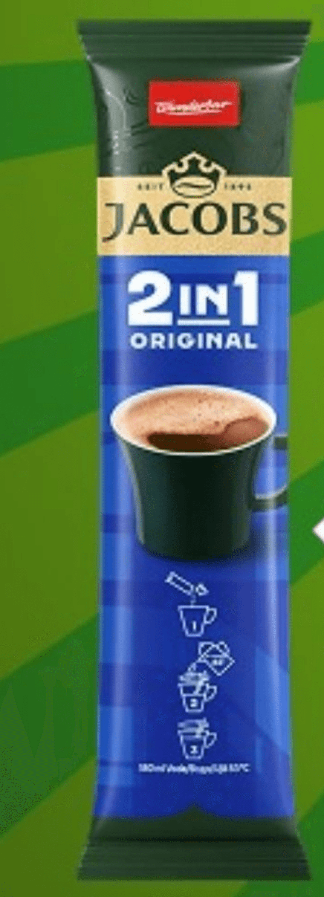 Jacobs 2 in 1 Original Instant napitak 12,4g - Akcija u trgovini Žabac