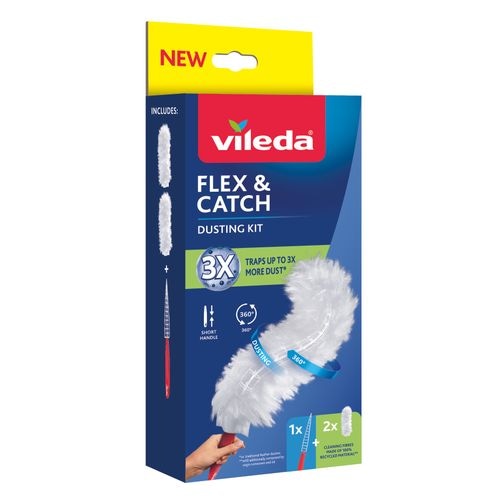 Vileda Čistač prašine Flex & Catch s kratkom drškom - Akcija u trgovini Interspar