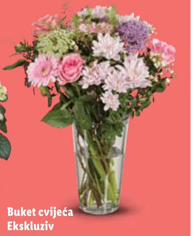Buket cvijeća Ekskluziv - Akcija u trgovini Lidl