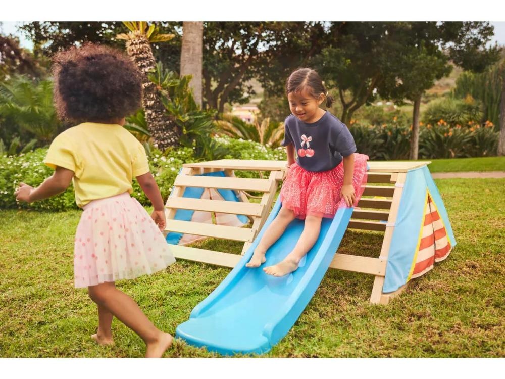 Lupilu Drveni poligon s toboganom Komad - Akcija u trgovini Lidl