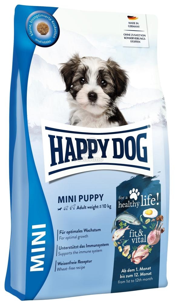 HAPPY DOG SUPREME Fit & Vital Mini Puppy 10 kg - Akcija u trgovini Zoo City