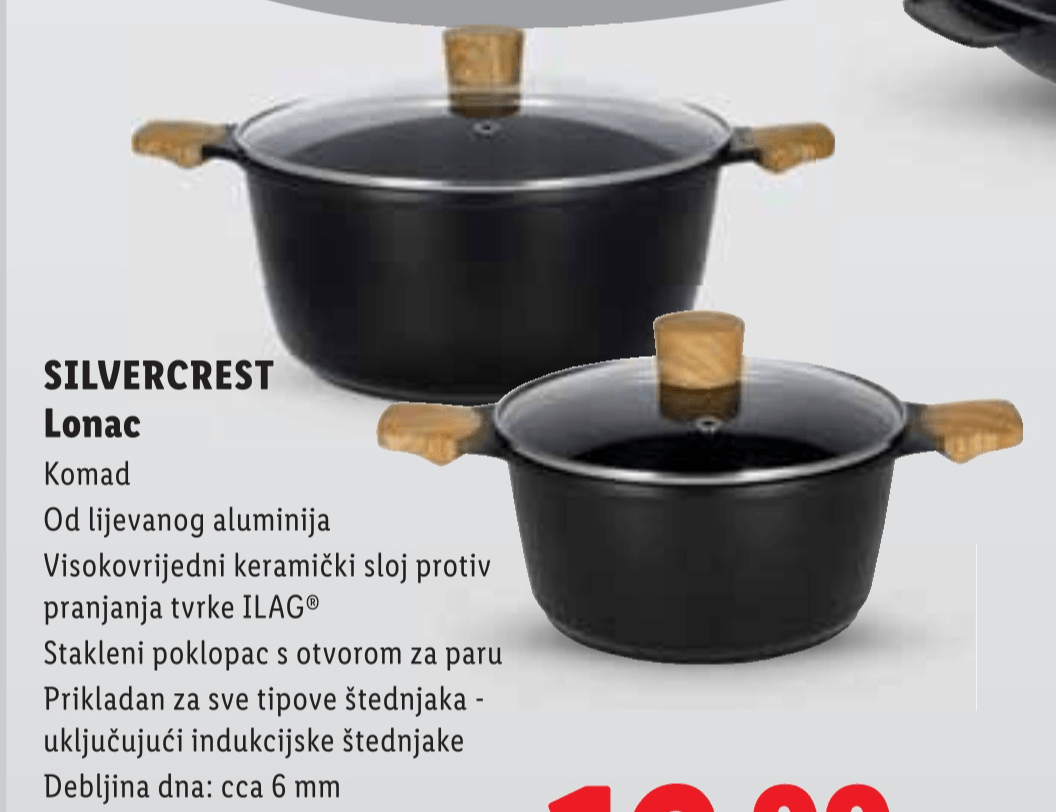 SILVERCREST Lonac Komad - Akcija u trgovini Lidl
