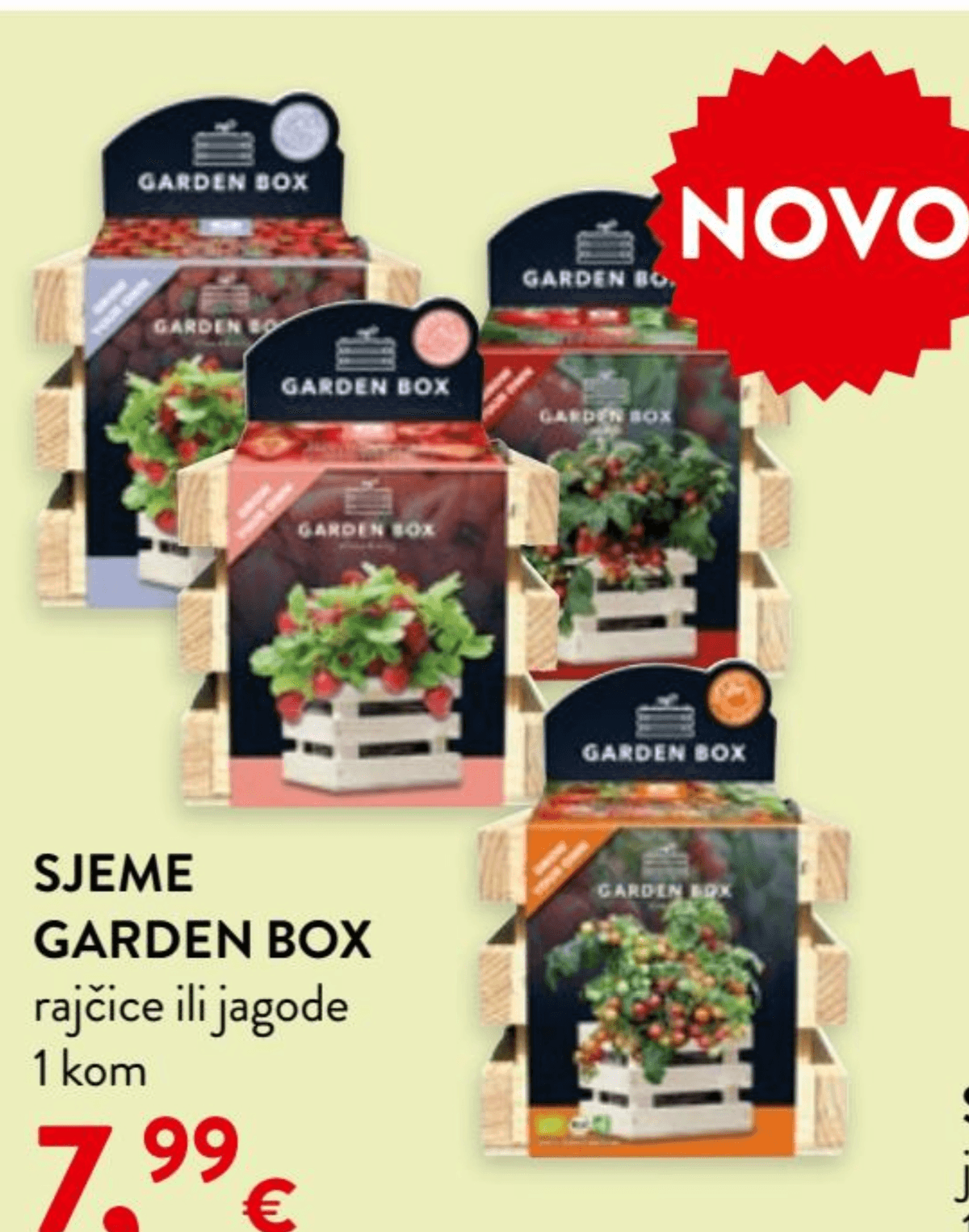 Sjeme Garden Box 1 kom - Akcija u trgovini Interspar