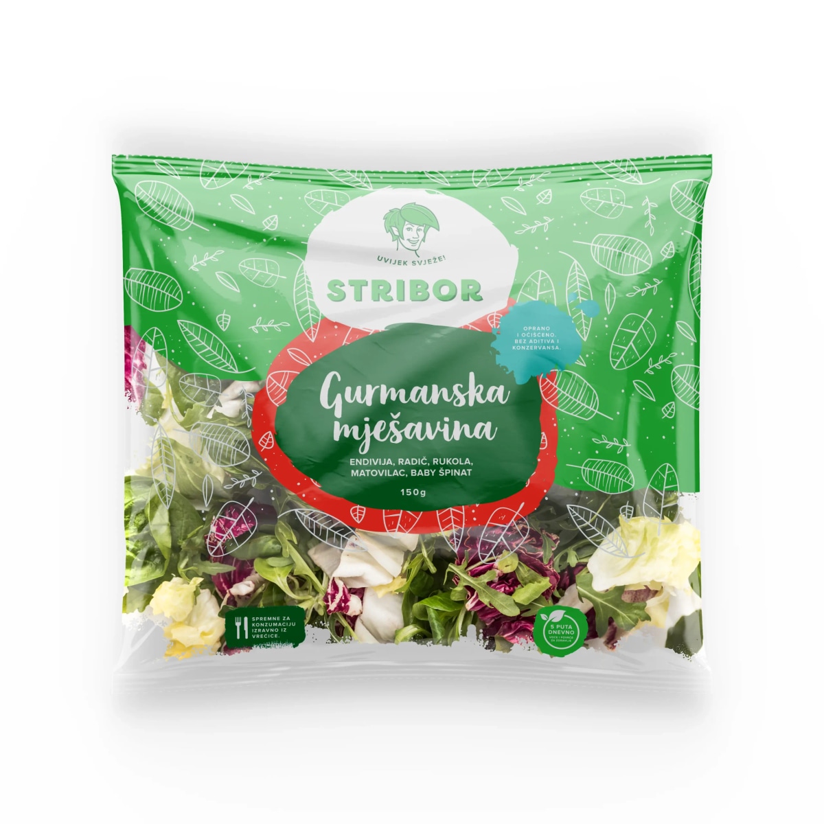 Salata gurmanska mješavina 200 g STRIBOR - Akcija u trgovini Eurospin