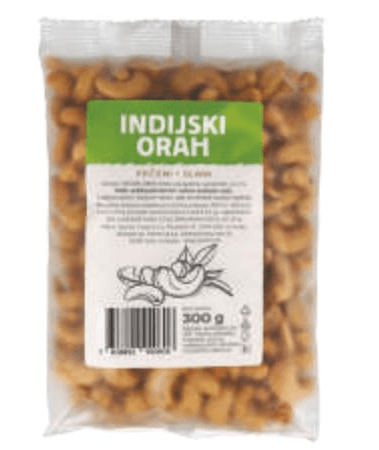 Indijski orah 300 g - Akcija u trgovini Tommy
