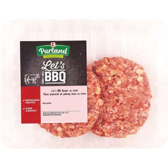 Juneći burger 300 g Let's BBQ - Akcija u trgovini Kaufland