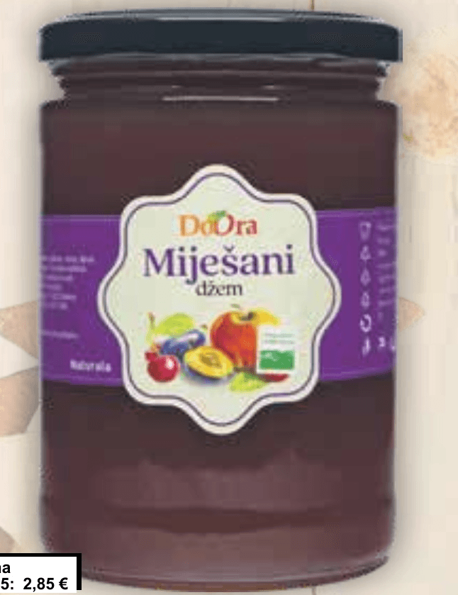 Džem miješani 680 g DoOra - Akcija u trgovini KTC