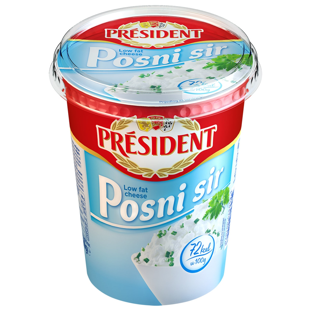 President Sir svježi posni 10% m.m. 500 g - Akcija u trgovini NTL