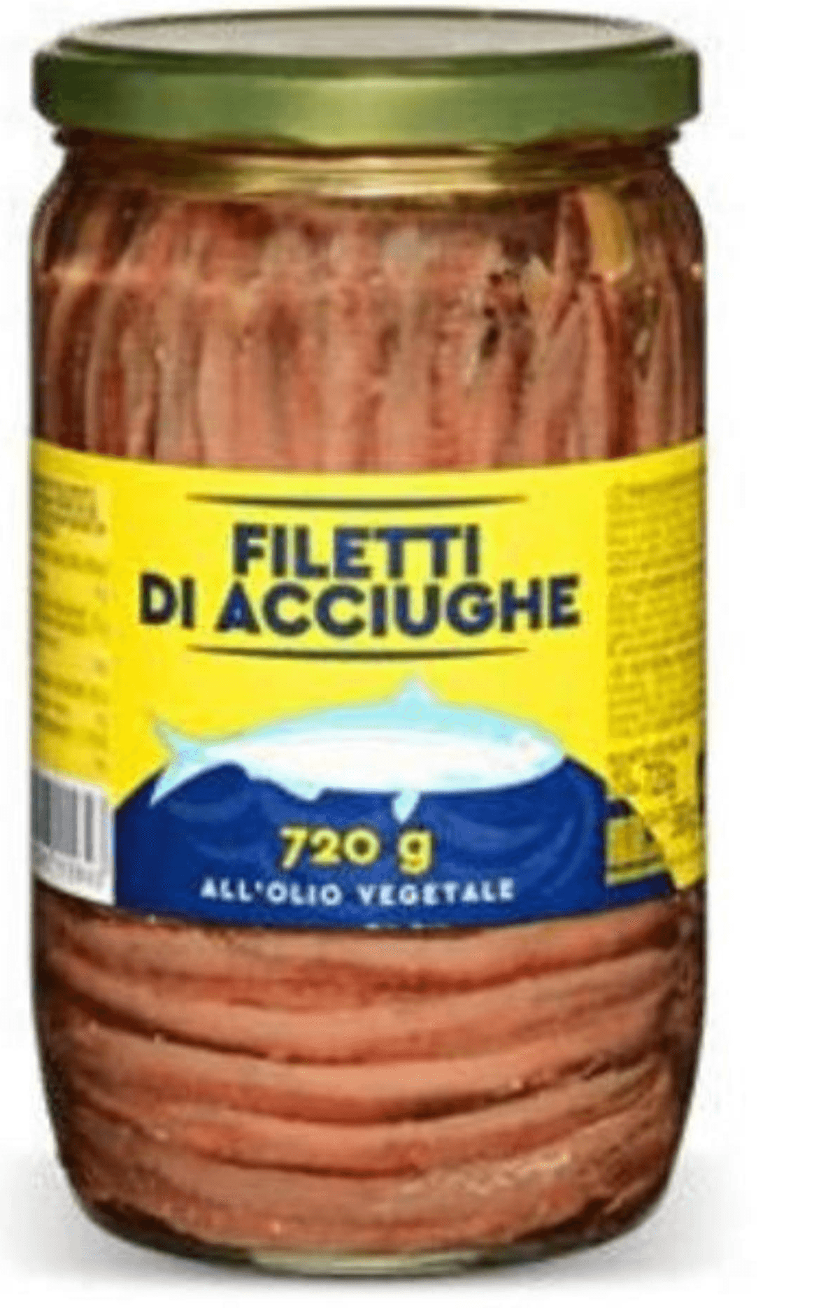 Fileti inćuna u biljnom ulju 720 g - Akcija u trgovini Eurospin