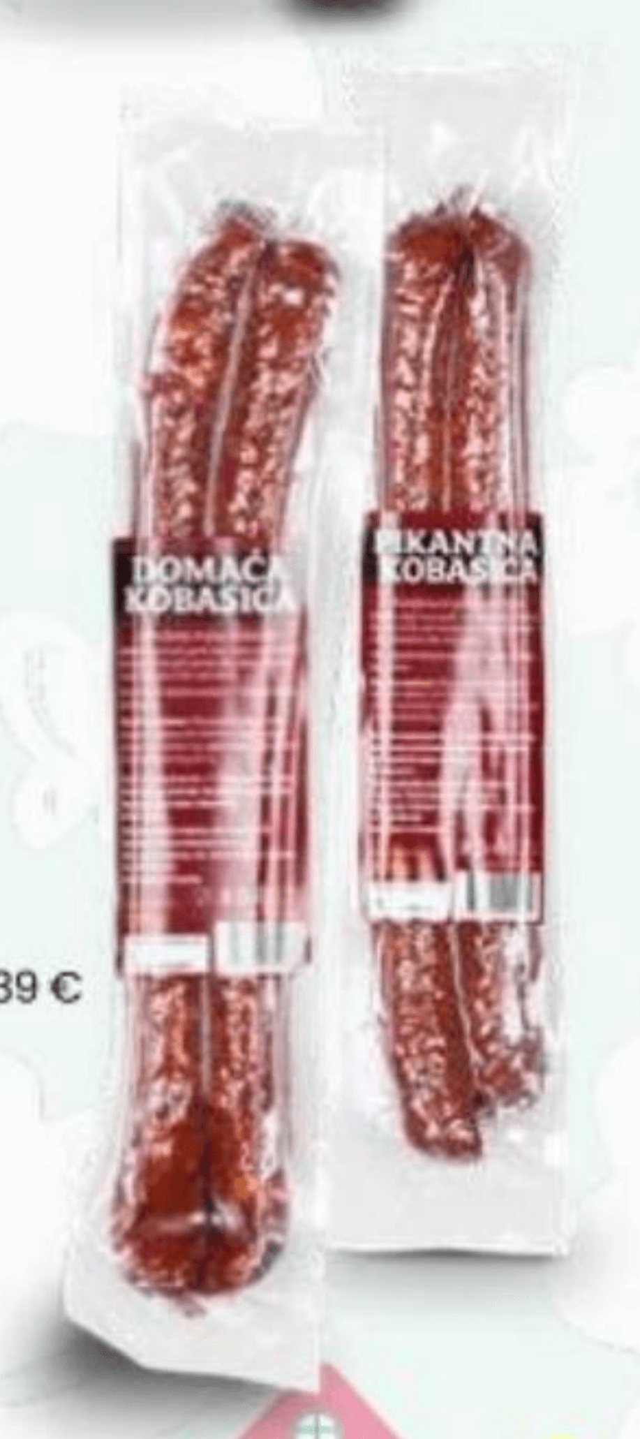 Kobasica Domaća/Pikantna 330 g - Akcija u trgovini Eurospin