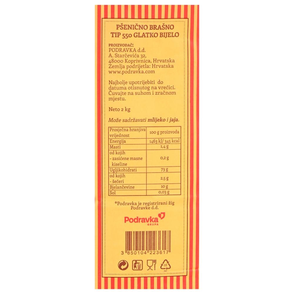 Brašno Podravka oštro 2 kg - Akcija u trgovini KTC