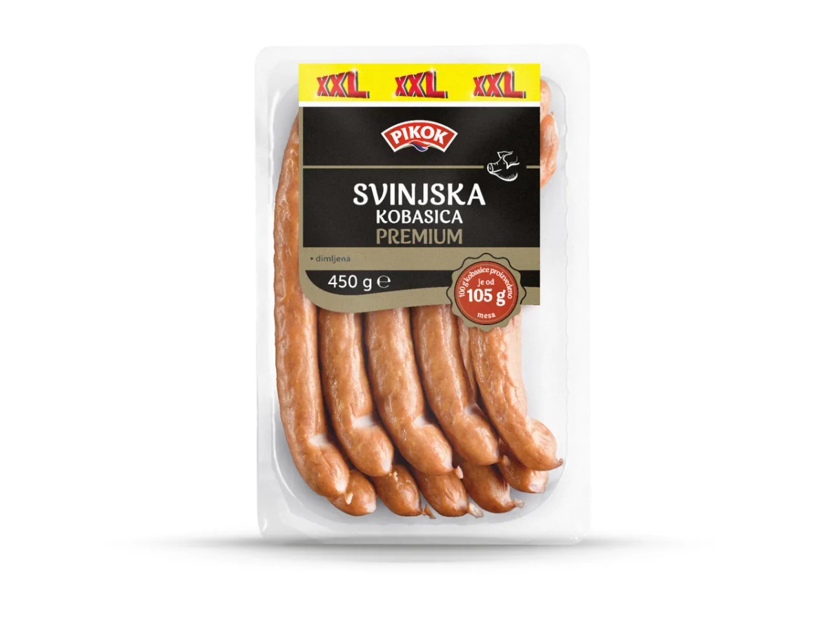 PIKOK Premium svinjska kobasica XXL 450 g - Akcija u trgovini Lidl