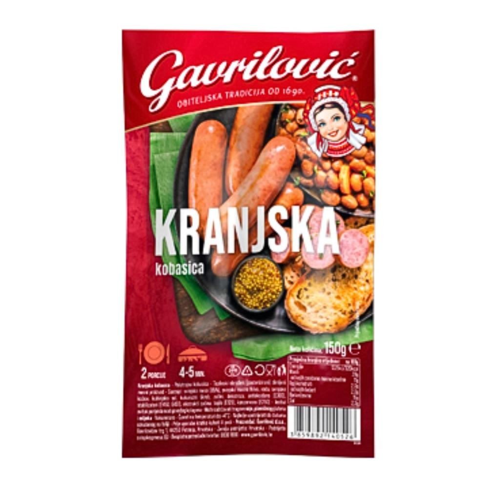 Gavrilović Kranjska kobasica 150 g Akcija u trgovini Djelo