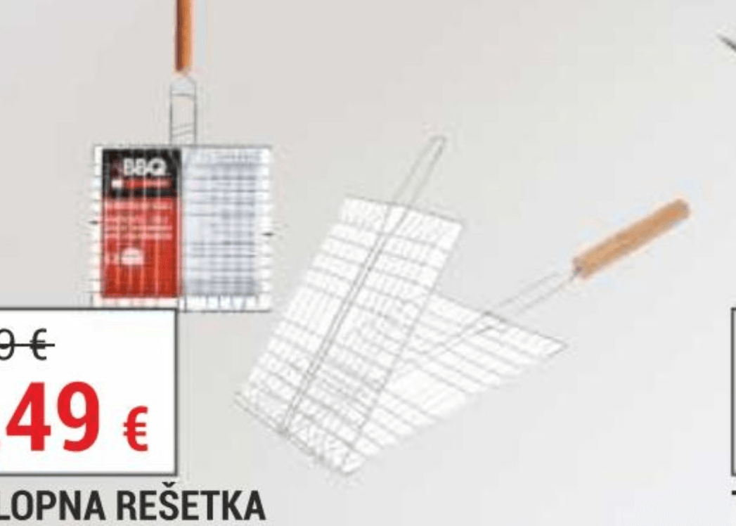 Preklopna rešetka BBQ C83500230 - Akcija u trgovini Merkury
