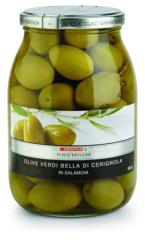 Masline velike 950 g Despar Premium - Akcija u trgovini Spar