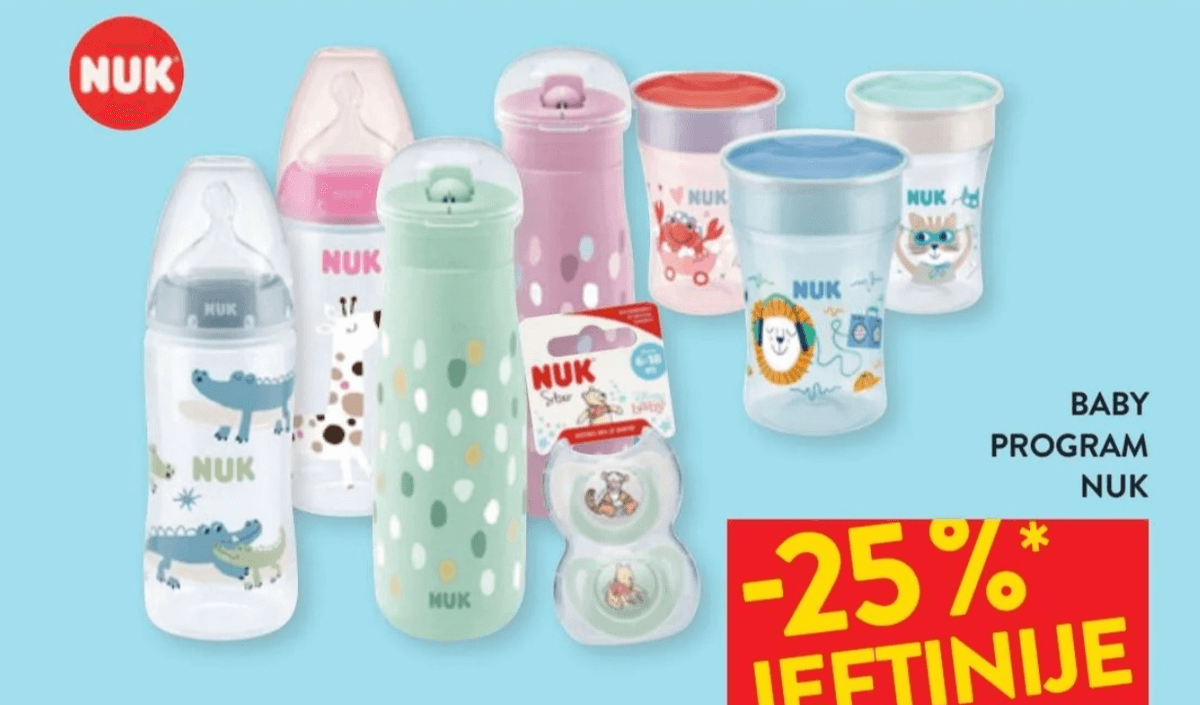 Baby program NUK - Akcija u trgovini Spar
