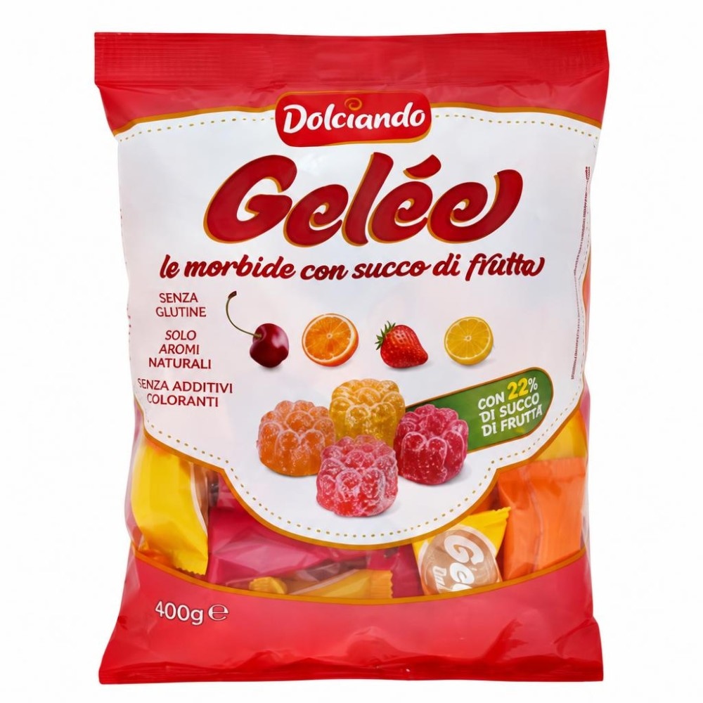 Dolciando Gelée bomboni voćni žele 400 g Akcija u trgovini Eurospin