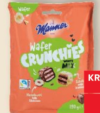 MANNER Vafel 130 g - Akcija u trgovini Kaufland