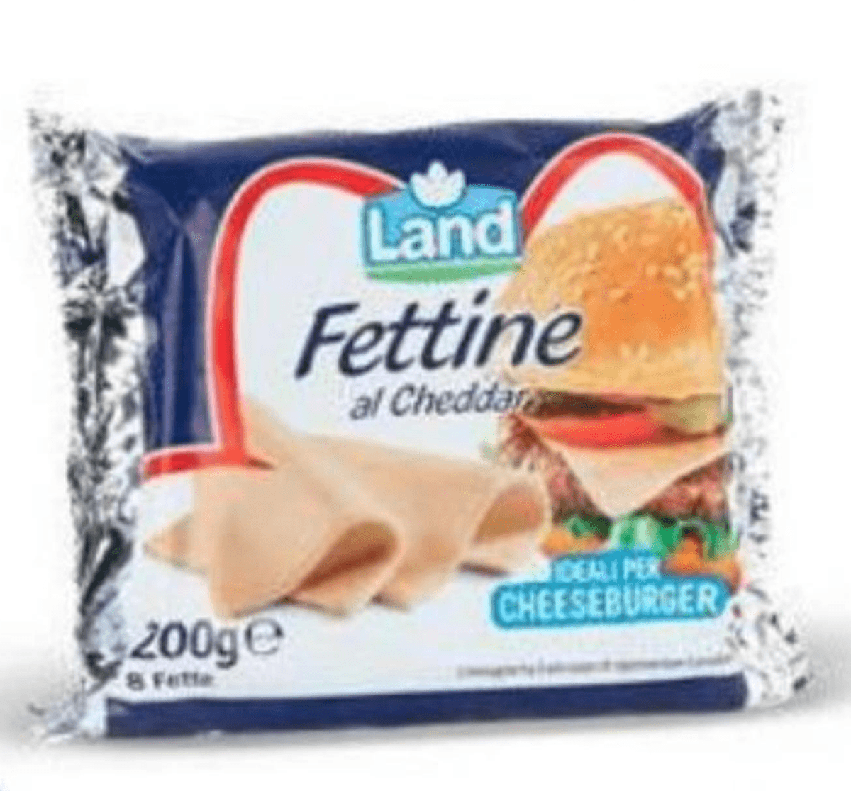 Topljeni Sir Listići Cheddar 200 g Land - Akcija u trgovini Eurospin