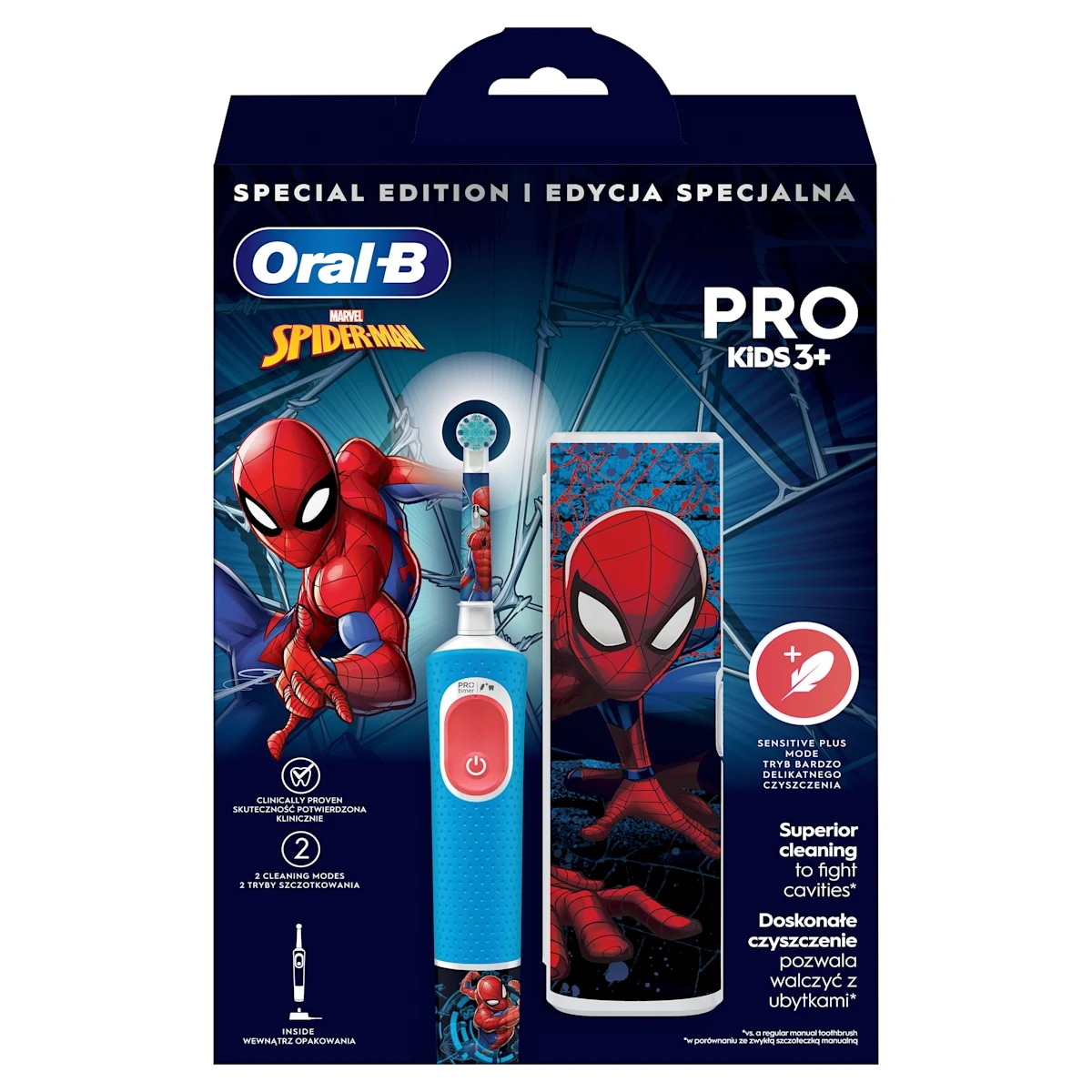 Oral-B Četkica Pro Kids 3 Spiderman - Akcija u trgovini Centar Tehnike