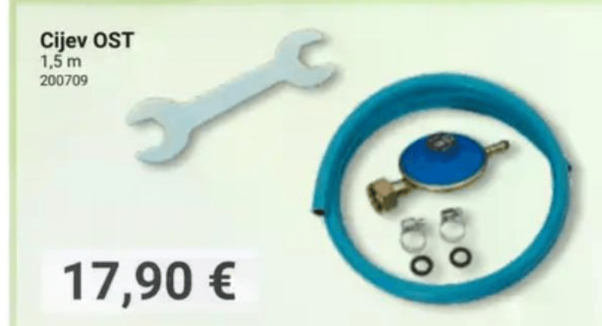 Cijev OST - Akcija u trgovini Pevex