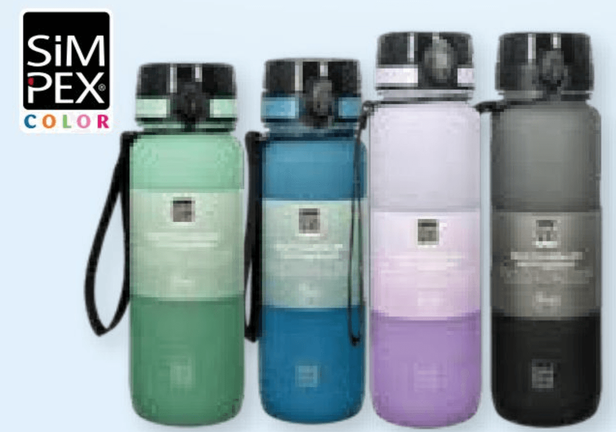 SIMPEX COLOR Plastične sportske boce 800 ml ili 1000 ml - Akcija u trgovini Spar