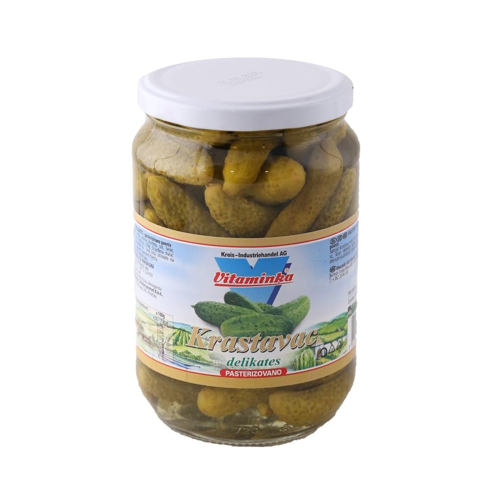 Krastavci Delikates 680 g Vitaminka - Akcija u trgovini Djelo