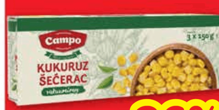 Campo Kukuruz šećerac 150 g - Akcija u trgovini Plodine