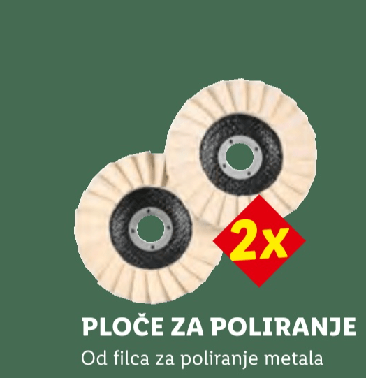 Ploče za poliranje 2x - Akcija u trgovini Lidl