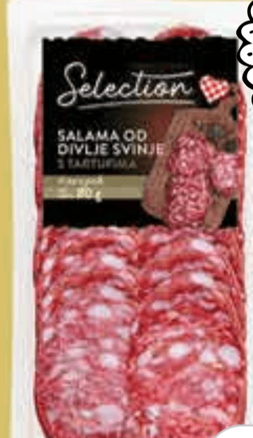Selection Salama od divlje svinje s tartufima 80 g - Akcija u trgovini Plodine