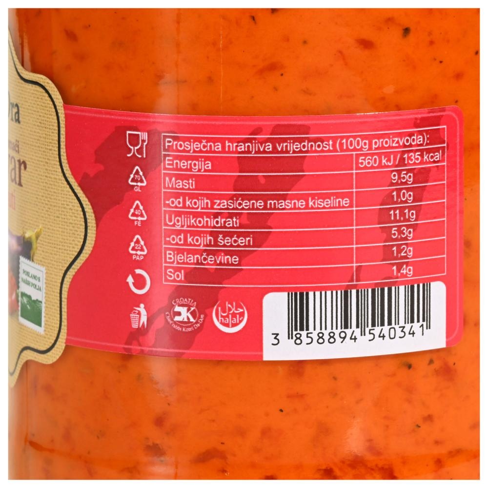 DoOra Ajvar 550g - Akcija u trgovini Konzum