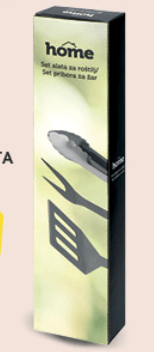 HOME Set alata za roštilj 3/1 - Akcija u trgovini Konzum