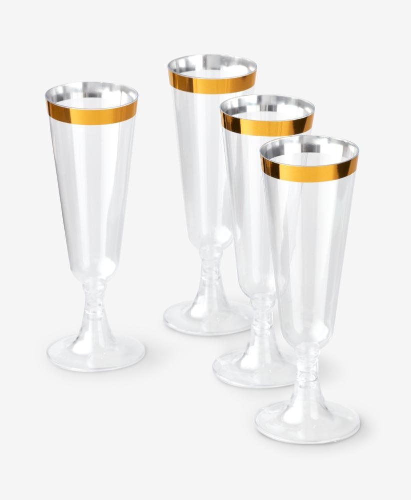 Plastične čaše za šampanjac 4 kom. - Akcija u trgovini Pepco