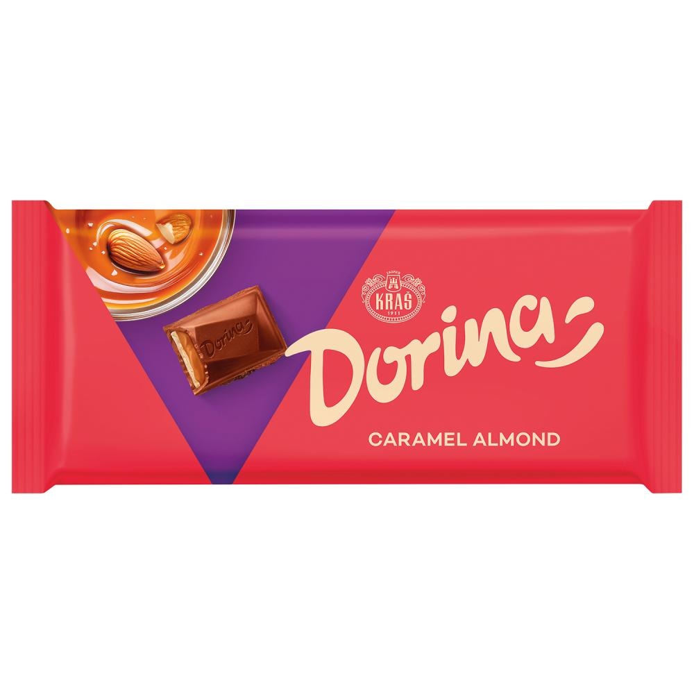 Čokolada Dorina karamela badem 100 g Kraš - Akcija u trgovini NTL