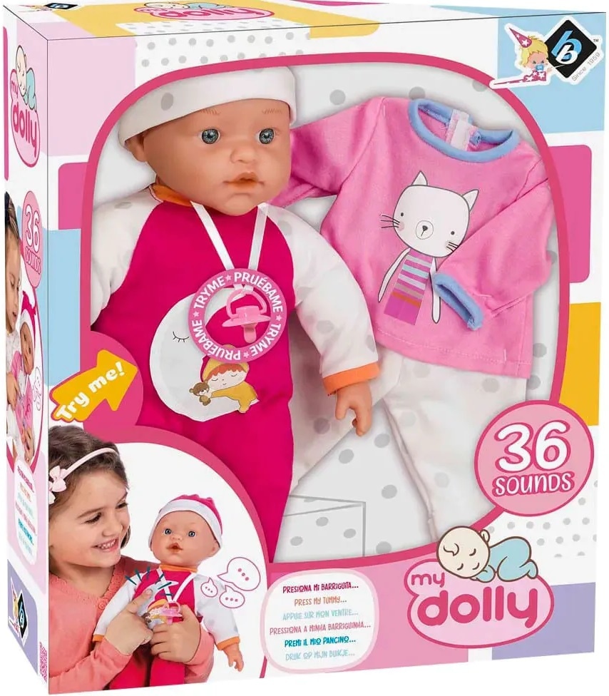 Lutka s dodacima 37cm, set My Dolly - Akcija u trgovini Konzum