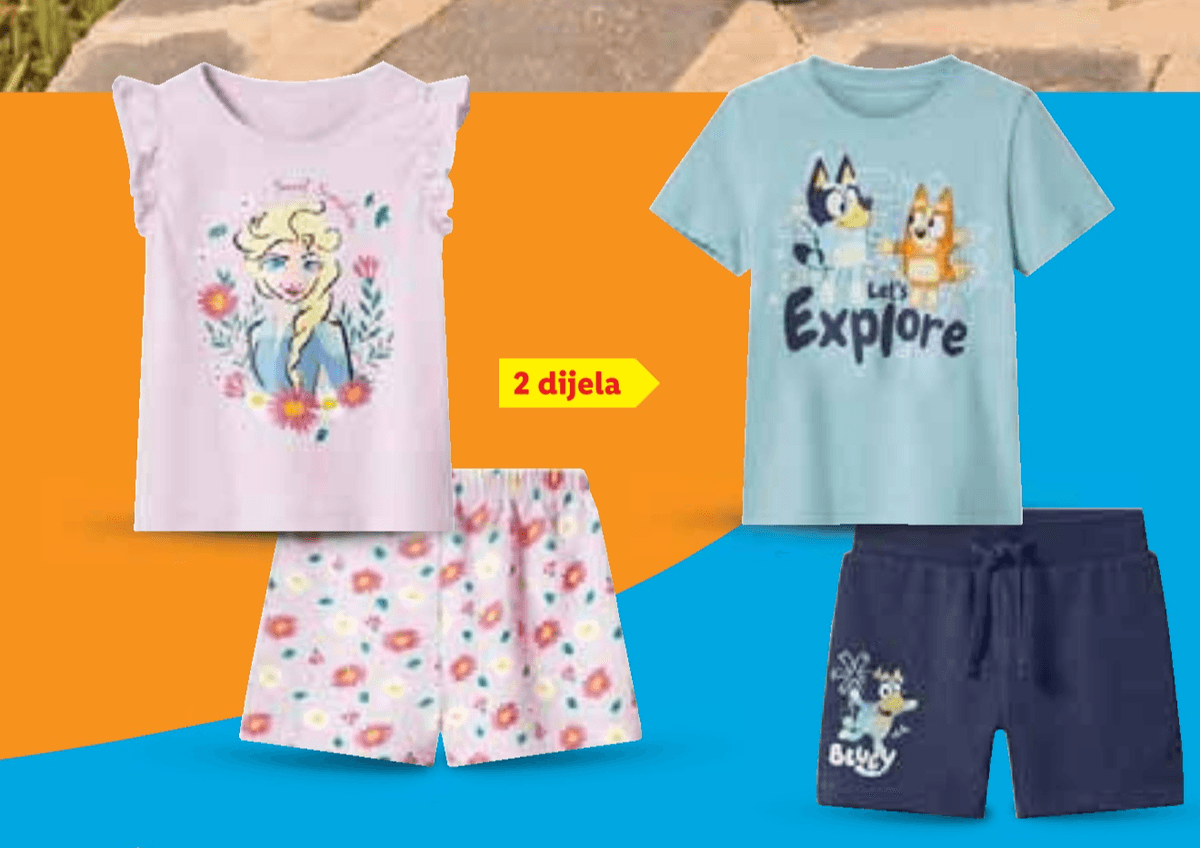 Dječji set odjeće (Elsa) 2 dijela - Akcija u trgovini Lidl