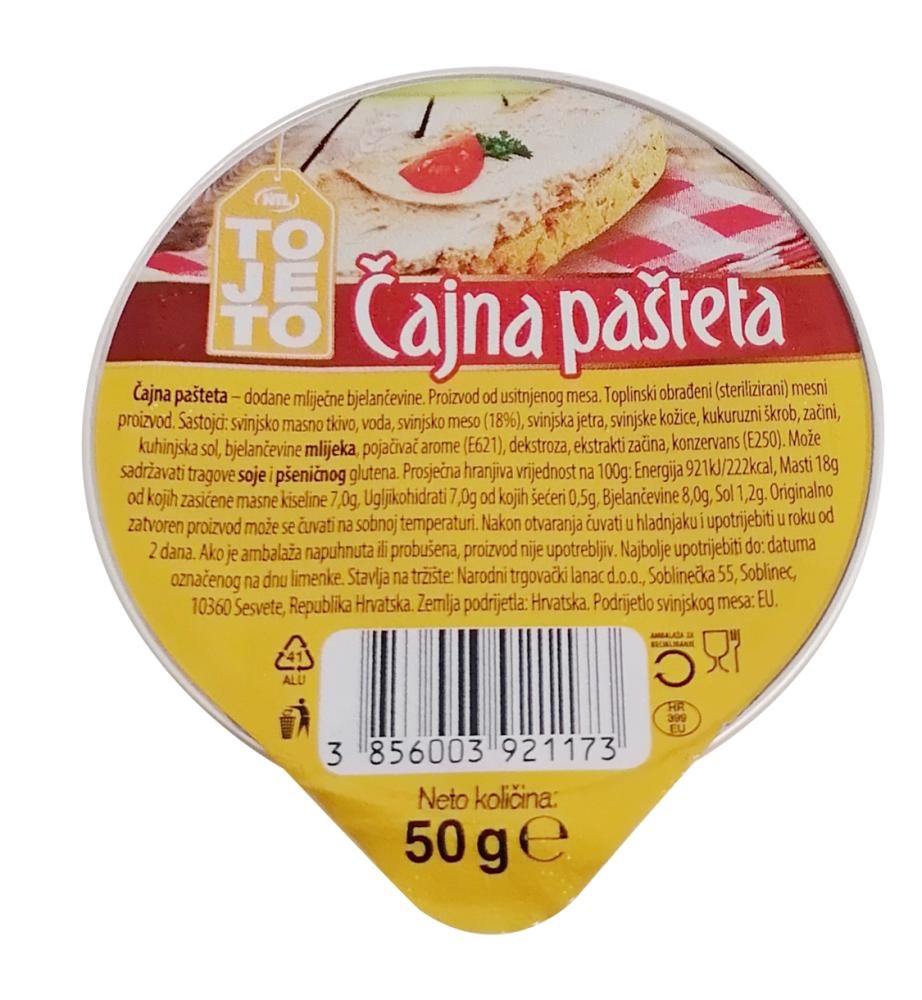 Pašteta To je to 50 g - Akcija u trgovini Bakmaz