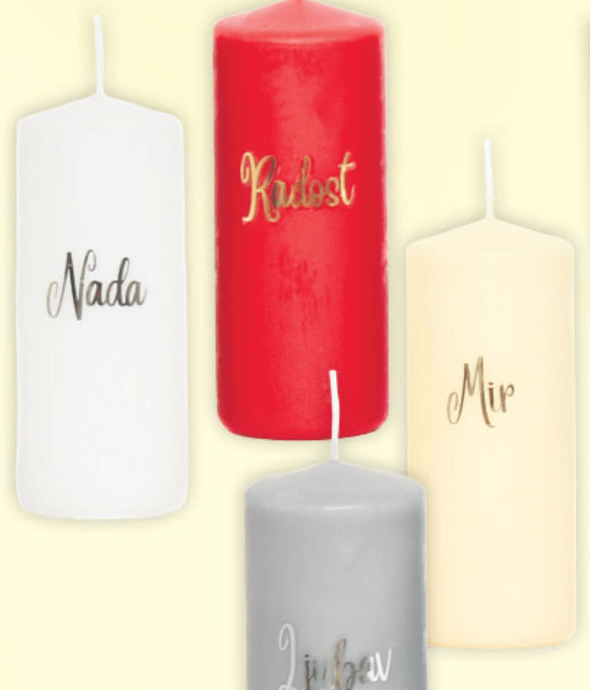 Svijeća 1 kom - Akcija u trgovini KTC