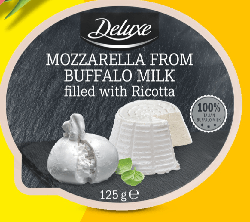 Deluxe Mozzarella from Buffalo Milk filled with Ricotta 125 g - Akcija u trgovini Lidl