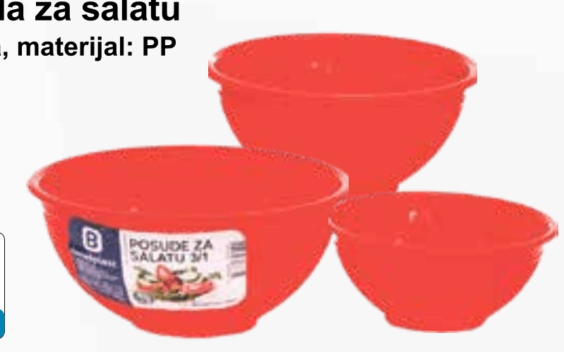 Set posuda za salatu 3/1 - Akcija u trgovini KTC