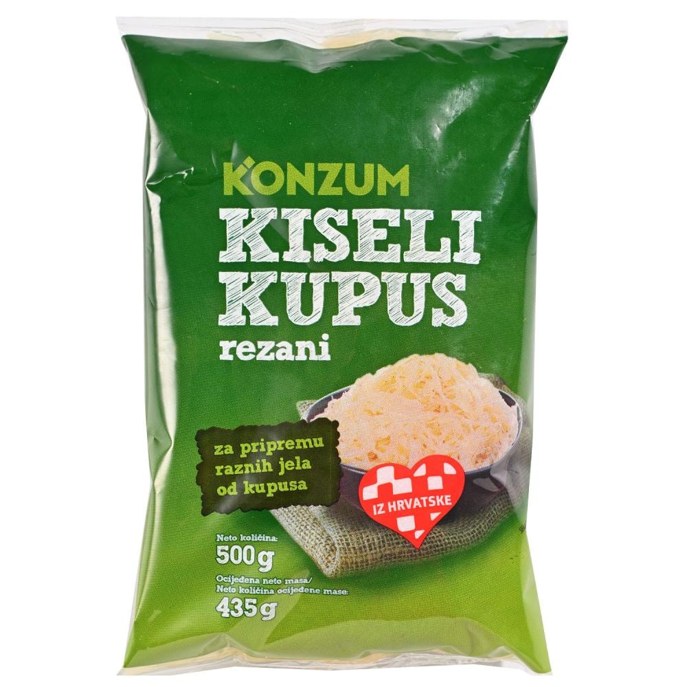 Kisko kiseli kupus rezani 500 g - Akcija u trgovini Studenac