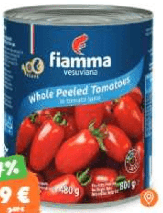 Fiamma Rajčica pelat 480 g - Akcija u trgovini Studenac