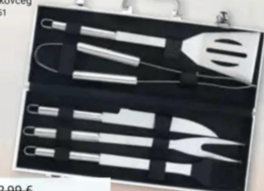 Pribor za roštilj - Akcija u trgovini Pevex