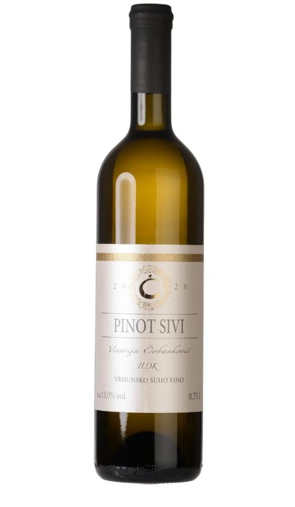 Vinarija Čobanković Pinot sivi 0,75 L - Akcija u trgovini Tommy