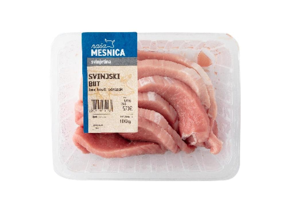 Svježi svinjski odresci od buta XXL cca 1 kg - Akcija u trgovini Lidl