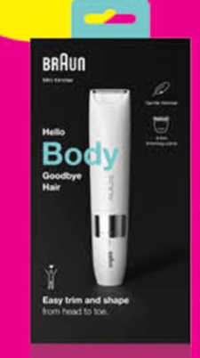 Braun Mini trimer za tijelo - Akcija u trgovini Bipa