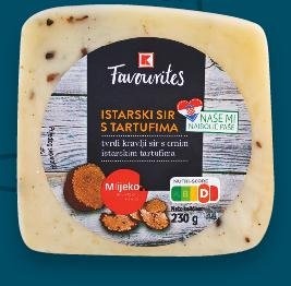 Favourites Istarski sir s tartufima 230 g - Akcija u trgovini Kaufland