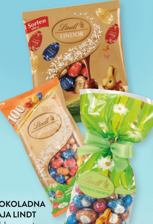 Čokoladna jaja Lindt - Akcija u trgovini Interspar