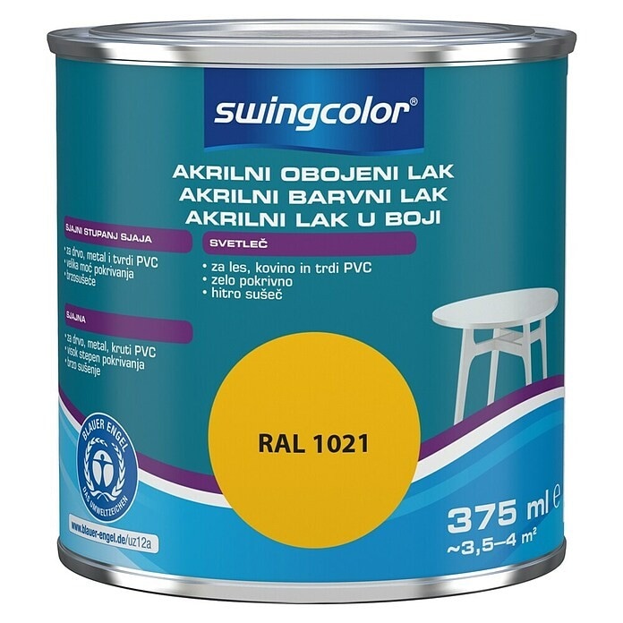 Mix lak u boji na bazi umjetne smole 'Basis 1 ili 3' 375 ml - Akcija u trgovini Bauhaus